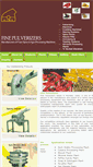 Mobile Screenshot of finepulverizers.com